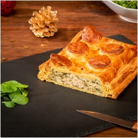 Feuilleté saumon épinard - vente de viande en ligne