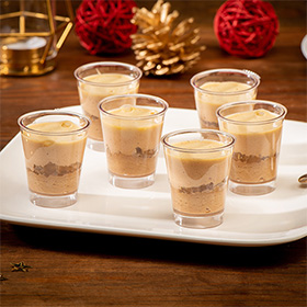 Verrine de foie gras pommes spéculos - vente de viande en ligne