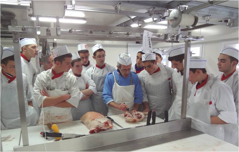Les apprentis du groupe Despi à Paris - Formation boucherie, cap, bep, bp